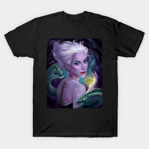 Ursula fan art T-Shirt by helen_morgun